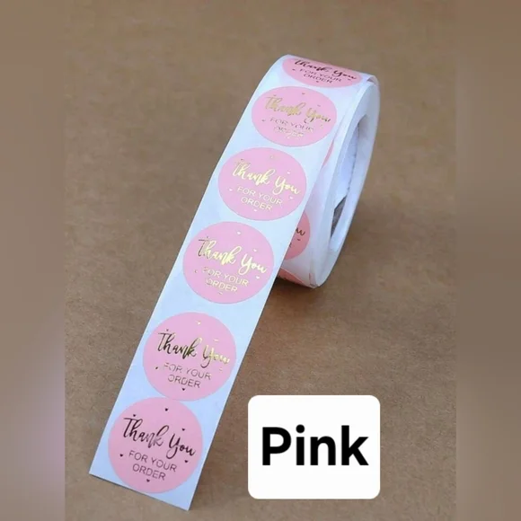Thank You Stickers- 500 Count BUYER'S CHOICE - NIP - Picture 4 of 5